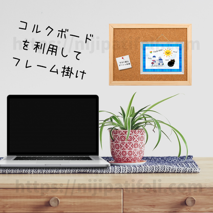 【A】 南欧デザイン＆学習ステッカー 「愛らしい猫ちゃんと楽しいギリシャ言葉遊び」